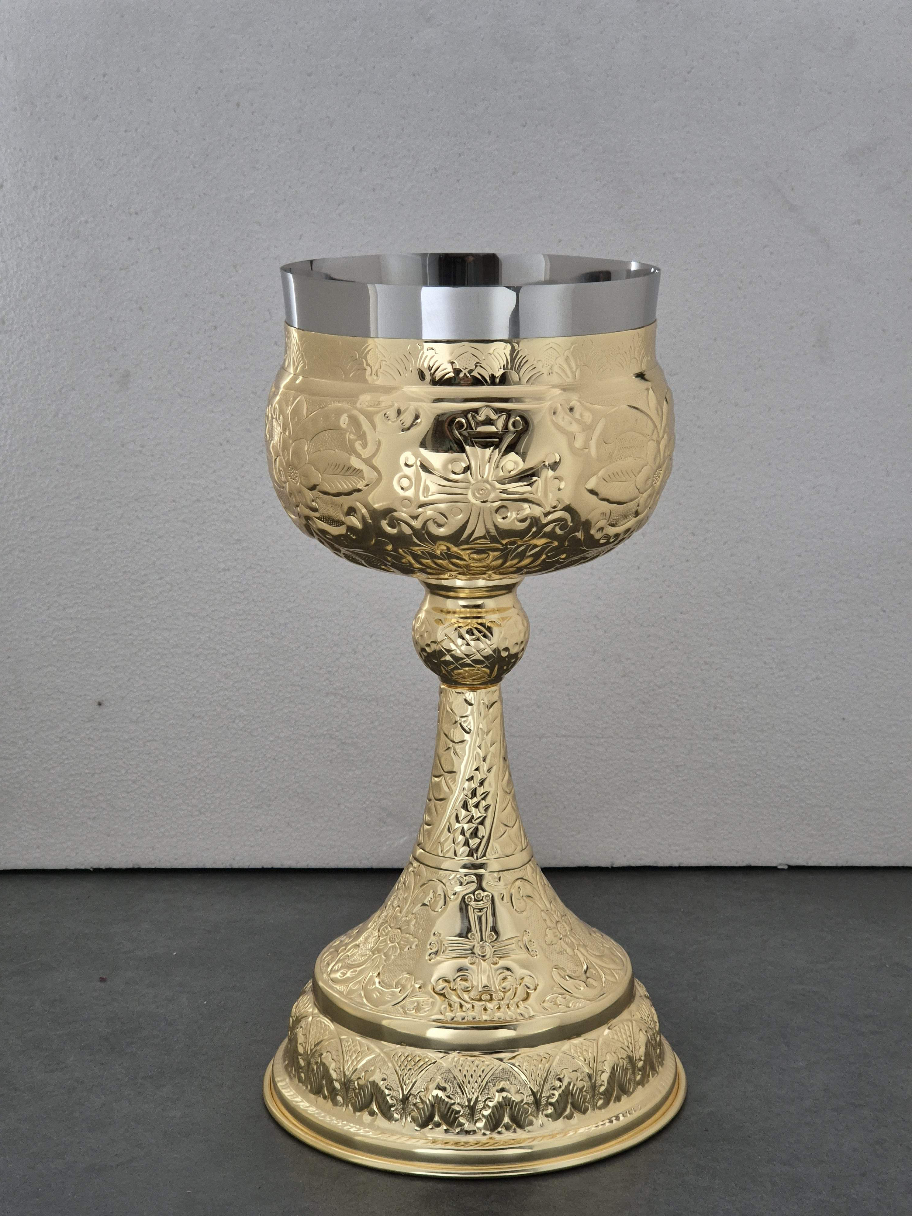 Gold-plated chalice